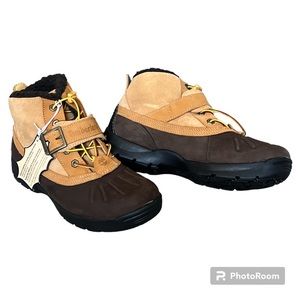 Kids’ juniors’ Timberland waterproof Mallard ankle booties 5.5 wheat brown NEW